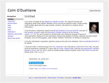 Tablet Screenshot of codushlaine.com